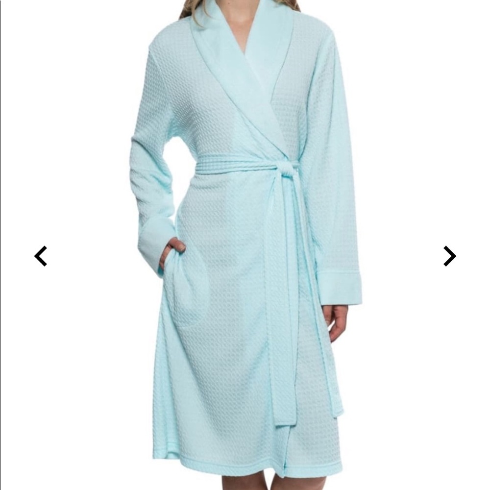 Jasmine Rose Intimates Belted Robe XL Mint Green